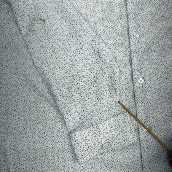 Kenneth Cole REACTION Men's Quick Dry Performance Shirt, White 17-17.5 34/35, XL - Picture 12 of 14